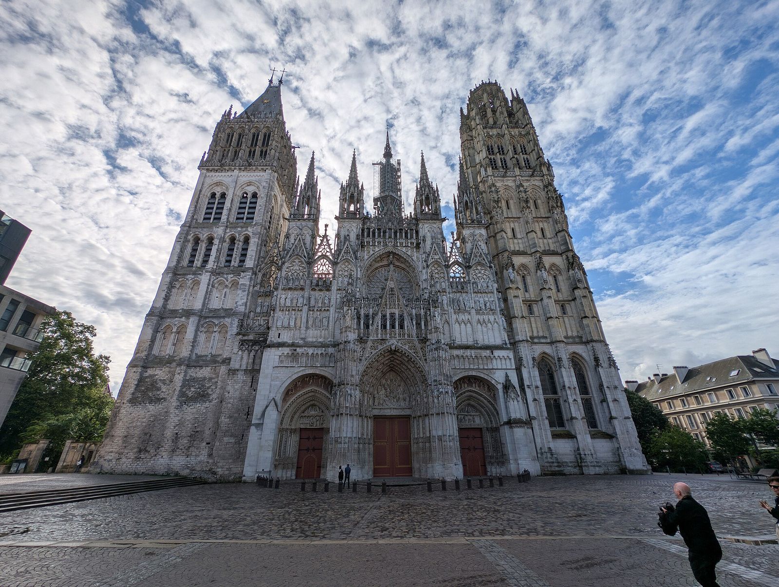 La façade de la cathédrale Notre-Dame de Rouen